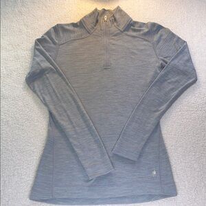 Smartwool Women's Heather Gray Quarter-Zip